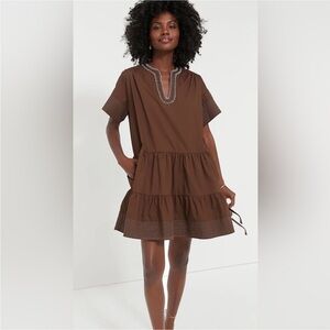 Tuckernuck Pomander Place Mocha Kinsley Dress